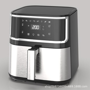 MKMAOKE intelligent air fryer household visual new large-capacity transparent electric fryer without turning over oven