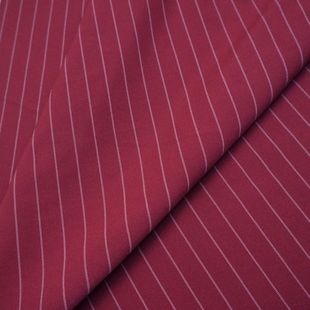 New Spring and Autumn Classic Stripe Fabric TR Plain Stretch Strip Cloth Suit Uniform Trousers Fashion Fabric Wholesale