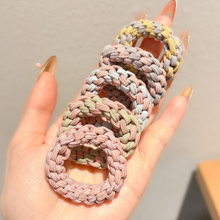 Fresh and Sweet All-match Hair Ring High-value Hair Tie Rubber Tendon High-grade Light Luxury Head Rope High Elastic Durable Hair Rope