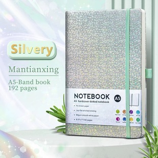 Strap a5 notebook suit high-value business office leather book custom printable logo meeting record book