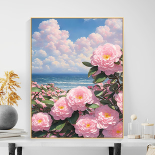 Entrance Hanging Painting Corridor Living Room Decorative Painting ins Cream Style Texture Advanced Mural Bedroom Desktop Pendulum Decoration