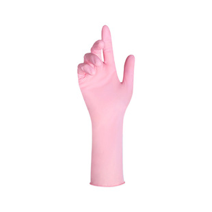 Nitrile gloves lengthened thickened household dishwashing 9-inch 12-inch disposable gloves nitrile gloves
