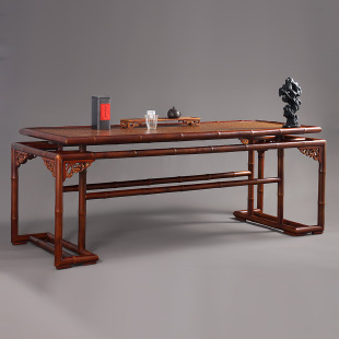 Tea Table study desk drawing table Chinese classical bamboo tea room space furniture