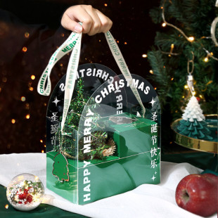 Christmas Gift Bag Christmas Eve Gift Packaging Ping An Fruit Candy Tote Bag for Girlfriend Holiday Packaging Box Customization