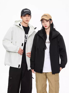 Charge Clothes Men's and Women's Coat Autumn 2024 Casual Sportswear Outdoor Mountaineering Couple Student Top Jacket