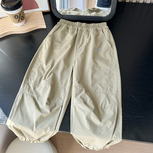 2025 new spring children's clothing outdoor wind overalls mountaineering thin quick-drying cool long pants wholesale generation