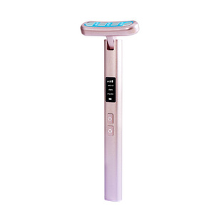 Cross-border new 7-color light fairy stick beauty eye instrument lifting and tightening beauty introduction instrument EMS micro-current beauty neck instrument