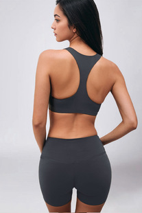 European and American New Fashion Summer Curved Yoga Suit High Sense Fitness Suit Tight Sports Running Suit for Women