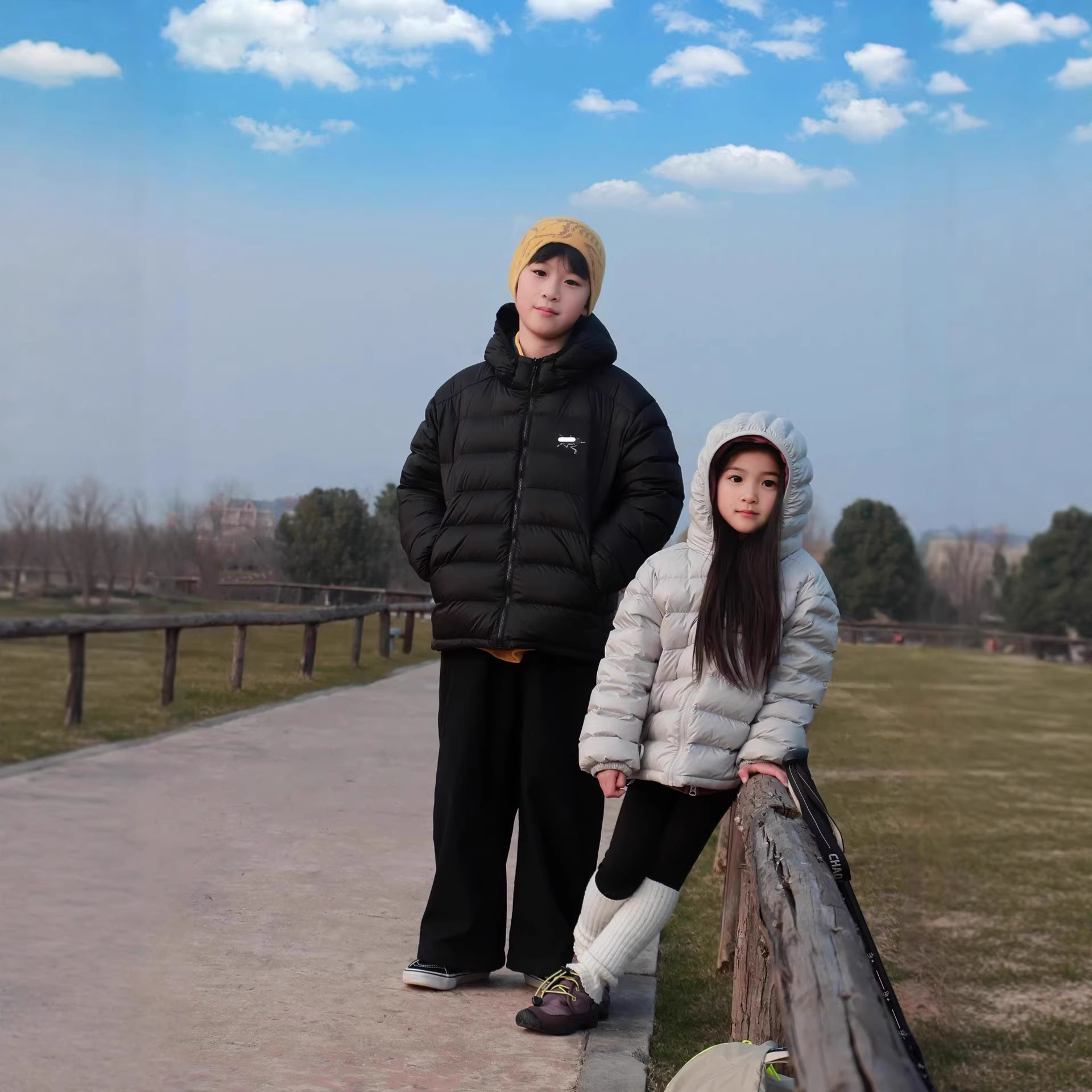 【High Quality】Szl's New Children's Ribbed down Jacket, Lightweight and Warm Coat
