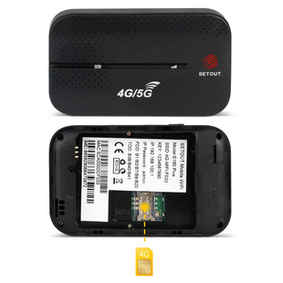 SETOUT E160 Plus 4G беспроводной маршрутизатор штекер SIM-карта WiFi роутер аккумулятор 3000 мАч