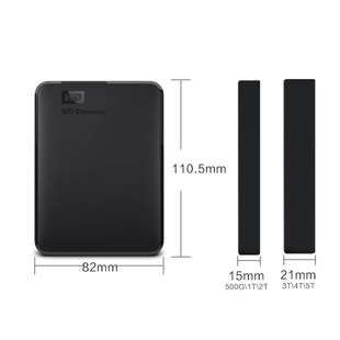 WD Western Data новый элемент 2.5-дюймовый мобильный жесткий диск 6T 2T4T высокоскоростной USB3.0 мобильный мобильный жесткий диск 5T