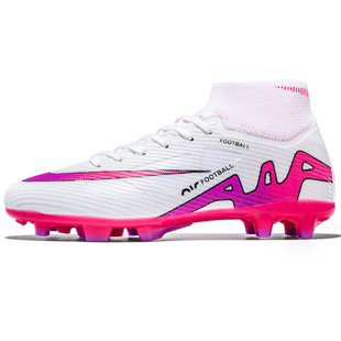 Cross-border Ronaldo Messi thorn 15 football shoes men's and women's high-top AG spikes TF broken nails students campus competition training shoes
