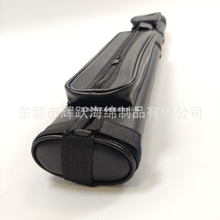 in stock PU foam lining sponge cowhide engraving 2 holes rod barrel 4 holes 6 holes 9 holes pool cue protection barrel