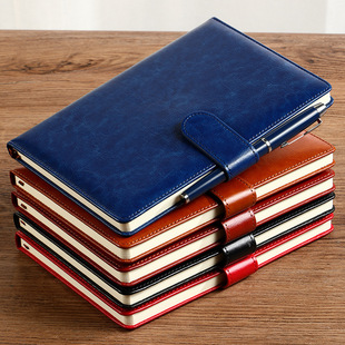 A5 Imitation Leather Buckle Notepad Notebook Customized Business Gift Box Set Notebook Notepad Can Print Logo