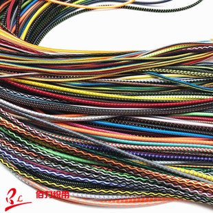 Special round elastic band color high elastic color round rubber elastic band jump point reflective drawstring color spot