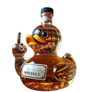 Трансграничный новый Middle finger whisky duck bottle средний палец виски утка бутылка