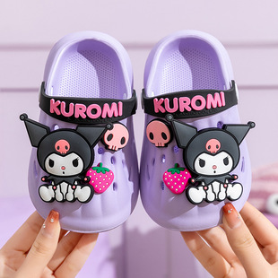 Genuine goods Sanrio slippers children girls' home indoor cute summer EVA outdoor non-slip cartoon hole shoes