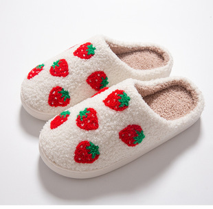 pr Home TE Indoor Sunflower MU2024 Thick Cotton Slippers Women's fleece-lined Explosions Wholesale Non-slip Slippers Men's T