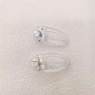 Transparent Oval Acrylic Small Fresh Girl Clip Hair Accessories DIY Handmade Accessories Jewelry Hairpin Material