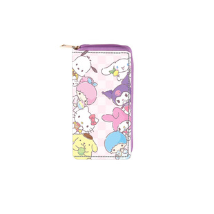 Cross-border coolometi long zipper wallet 2133 clutch wallet printed picture