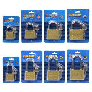 Multi-specification Household Long Beam Golden Lock Single Open Dormitory Safety Lock Imitation Copper Padlock Anti-theft Iron Lock