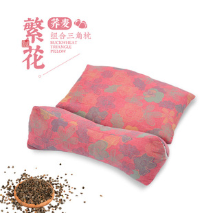 Buckwheat Pillow Pillow Core Cervical Spine Support Sleep Pillow Adult Sleeping Special Bone Headrest Candy Pillow Buckwheat Triangle Pillow