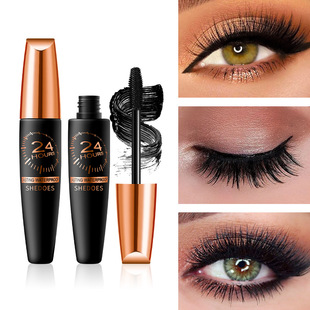 Cross-border makeup SHEDOES 5D mascara suit wholesale waterproof sweat-proof non-blooming long base