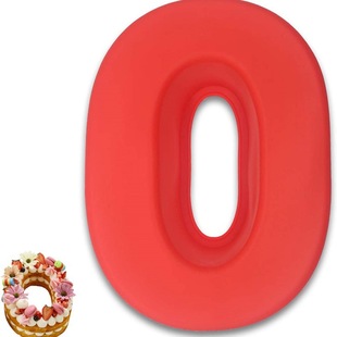 10 inch digital mousse cake silicone mold DIY digital cake pan baking tray baking tools