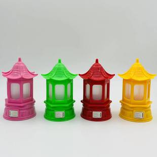 Cartoon switch type night light guitar Big White Star Moon Lantern Pavilion KT cat lollipop long ear rabbit owl