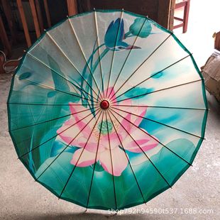Ancient style oil paper umbrella wholesale can be drenched in the rain classical Hanfu dance umbrella brush tung oil performance catwalk photo prop umbrella