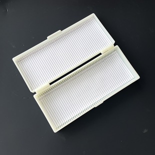 Factory Direct Sales 50-piece glass slide box pathological section storage carrying box glass slide box thickened Nantong