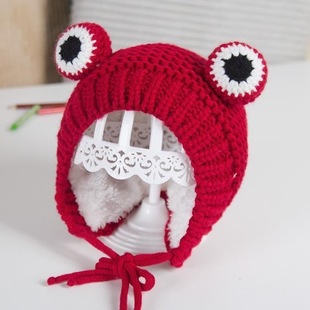 Baby hat autumn and winter cute super cute baby wool hat children winter warm knitted hat boys and girls pullover hat