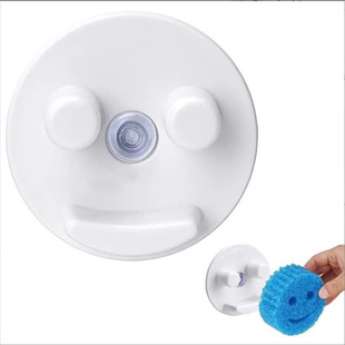 Sponge Holder Смайлик Губка Фиксированный держатель для хранения присоски раковина Коробка для кухни Caddy