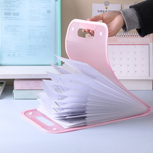 Organ bag multi-layer large capacity portable folder student paper classification storage box office material organizing bag