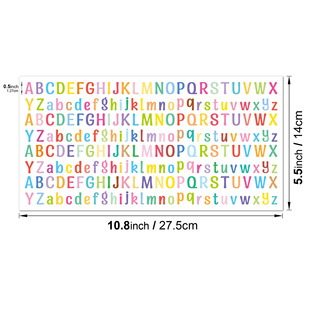 ins style colorful English letter stickers student journal decoration material diy Goka Journal waterproof stickers