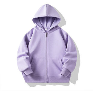 New children's clothing spring and autumn Terry patch bag zipper sweater size children's coat baby class clothes new clothes