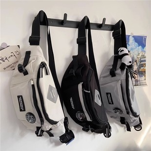 Viney Bag Women's 2024 Summer New Crossbody Bag Men's Trendyy Waist Bag Chest Bag Canvas Shoulder Dumpling Bag