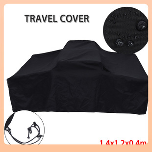 Ψ210D Oxford Cloth Black Camping Style Trailer Cover Travel Car Roof Tent Cover