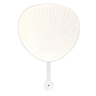 Star Aid Fan Advertising Fan Plastic Blank Solid Color Fan Large Quantity Aid Fan Cover