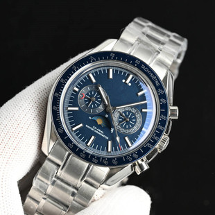 European 50Th Anniversary Os Snoopy Speedmaster Watch Automatic Mechanical Quartz Men's Watch Multi-Function Chronograph Mechanical Watch Qt