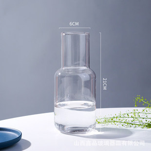Simple ins Wind Mini small vase glass Wholesale Office living room soft furnishings dry vase flower arrangement