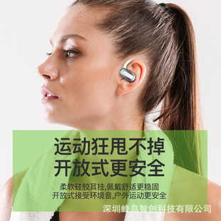 Новая OWS прозрачная складская Bluetooth-гарнитура большой мощности Беспроводная TWS Спортивная Bluetooth-гарнитура сверхдлительное время автономной работы