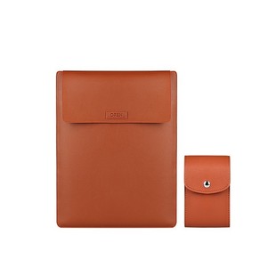 Suitable for Apple Mac Dell Huawei liner bag PU leather protective leather case bracket heat dissipation laptop bag