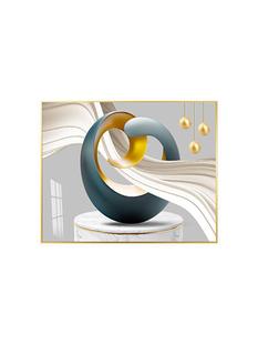 Punch-free meter box decorative painting modern simple living room dining room painting switch box distribution box block mural
