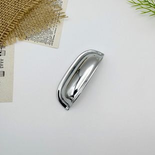Французский хромированный серебристый легкий и роскошный ручка, ручка шкафа, ящик двери, современный простой, яркий, серебряный, кухня очень простая