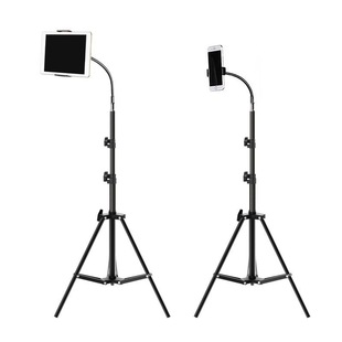Cross-border 2.1 meters floor lazy bracket 360 degree rotating mobile phone bracket live tripod flat bracket hose