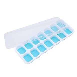 14 ice cube square ice cube mold with lid concave convex ice cube soft bottom easy demoulding ice box homemade ice cube box