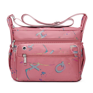 New Fashion Women's Nylon Shoulder Bag Lightweight Casual Large Capacity Niche Design Crossbody Bag Multi-compartment Women's Bag