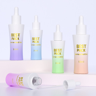 Waist bottle new 30ml essence essence bottle small waist skin care products suit glass packing material dropper