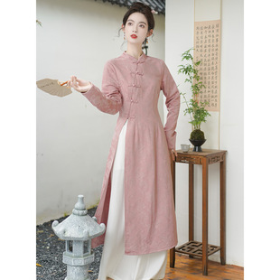 Новое китайское платье cheongsam женский чайный костюм чайный костюм костюм
